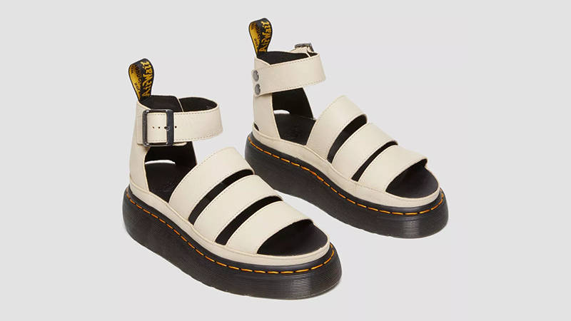 Dr. Martens Clarissa 2 Platform Sandals Beige 30745292 Side