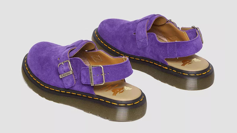 Dr. Martens Jorge Made in England Mules Purple | Where To Buy