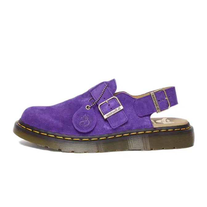 Purple mules clearance