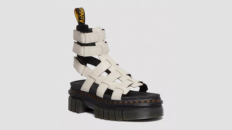 Dr Martens Ricki Gladiator Platform Sandals Grey 30575055 Side