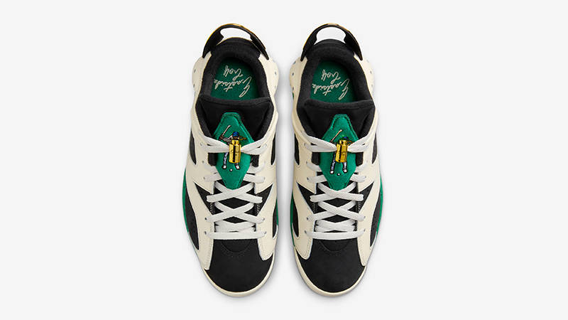 Eastside Golf x Air Jordan 6 Low Golf White Malachite FJ0848-100 Top