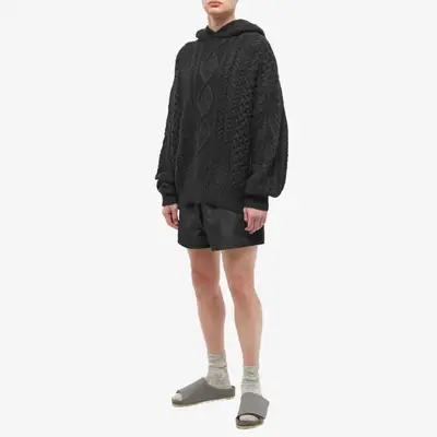 Fear of God ESSENTIALS Core 23 Cable Knit Hoodie | Where To Buy ...