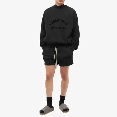 Fear of god black cheap sweatshirt