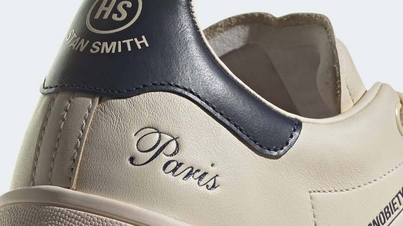 Highsnobiety x adidas Stan Smith Wonder White Closeup