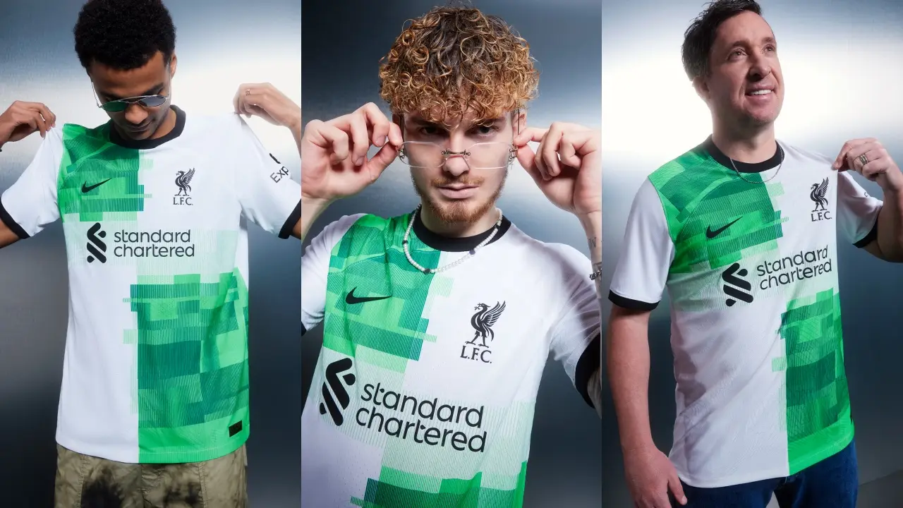 Liverpool F.C.'s 23/24 Away Kit Offers a Modern Take on Its 95/96 ...