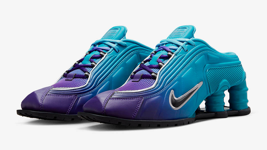 Martine Rose x Nike Shox MR4 Scuba Blue Where To Buy DQ2401