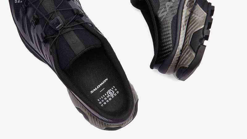 MM6 Maison Margiela x Salomon XT-4 Mules Black In Sole