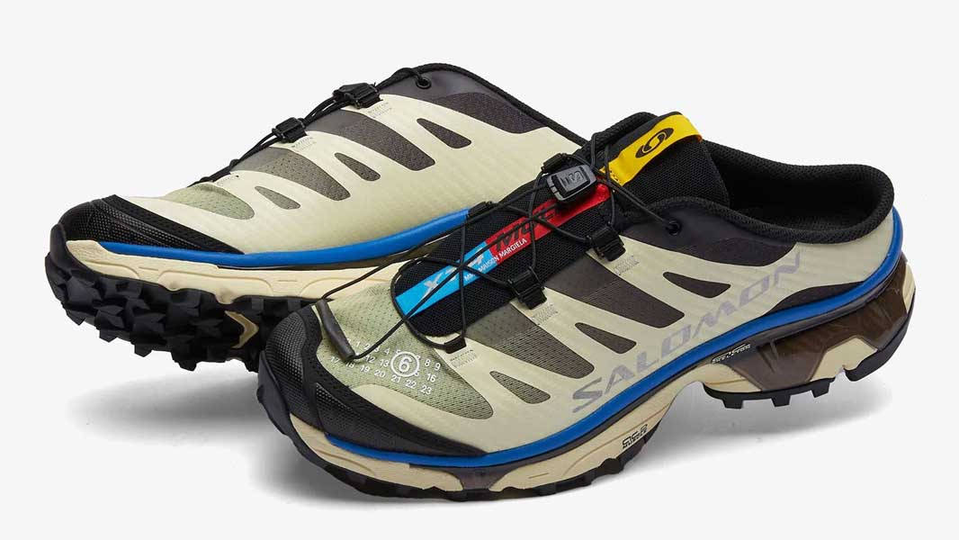 MM6 Maison Margiela x Salomon XT-4 Mules Cream Earth Side