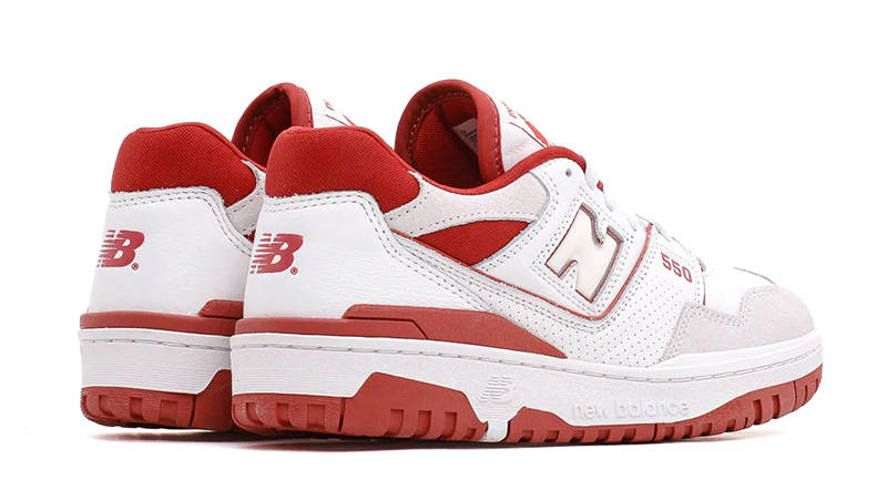 New Balance 550 GS White Red GSB550STF Back