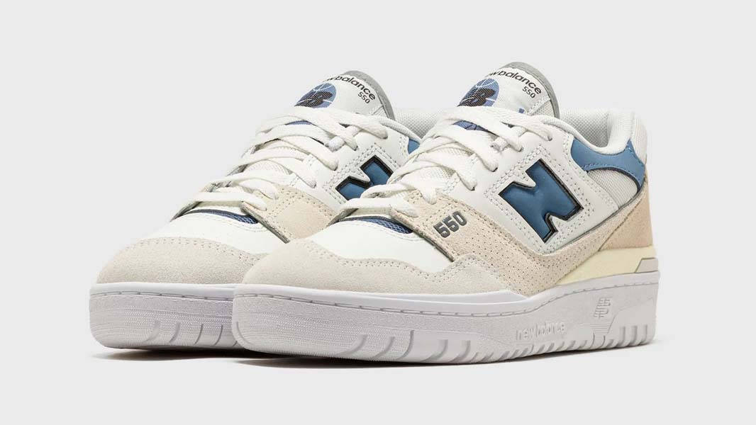 New Balance 550 Sea Salt Blue Front