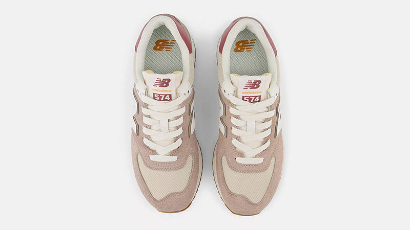 New Balance 574+ Driftwood Burgundy WL574ZKA Top