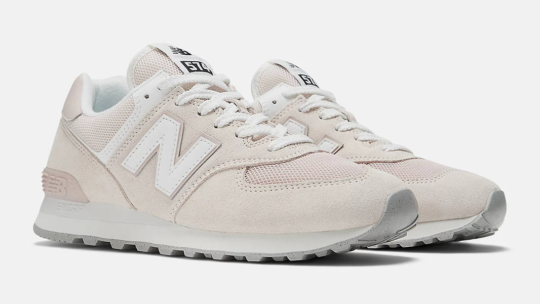 New Balance 574 Light Pink White U574FGG Side