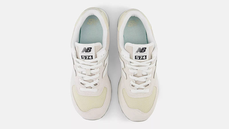 New Balance 574 White Light Grey U574FOG Top