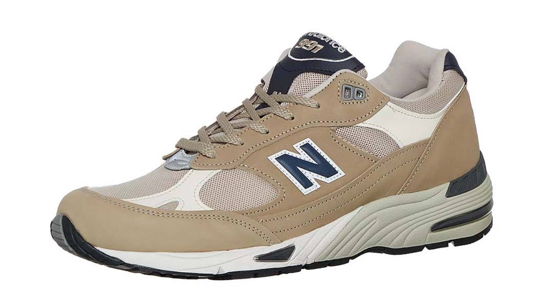 New Balance 991 Made in UK Elm Brown Rice Front