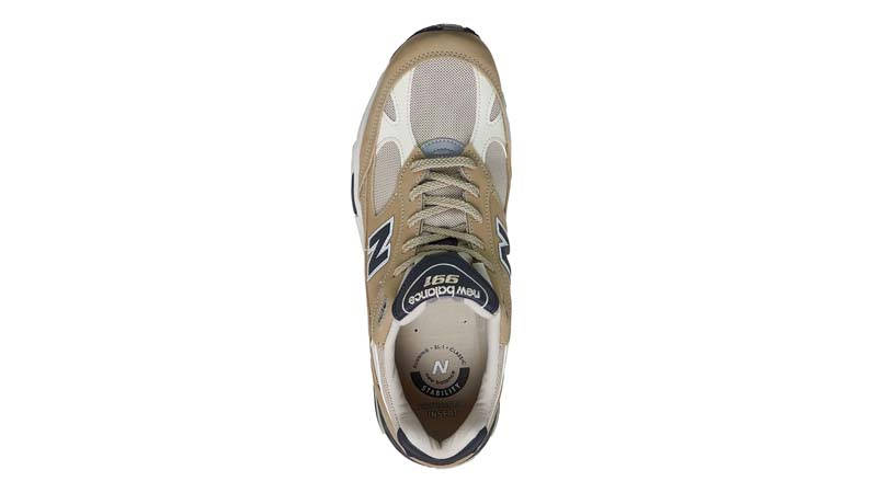 New Balance 991 Made in UK Elm Brown Rice Middle