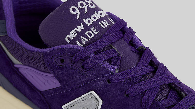 New Balance 998 Made in USA Plum Purple U998TE Detail