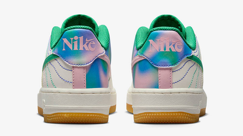 Nike Air Force 1 Low GS Heel Stitch Multi FJ7540-100 Back