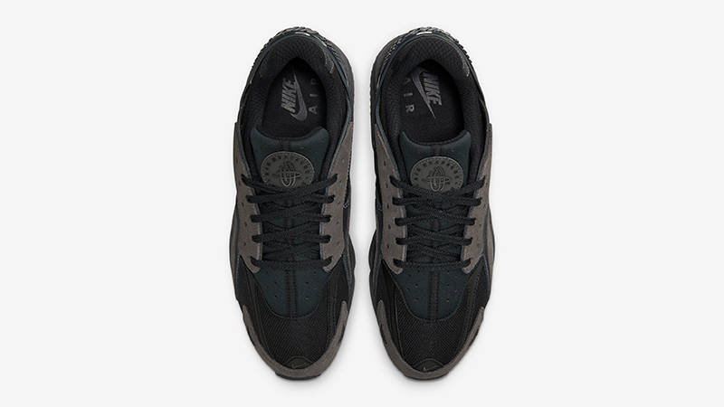 Nike Air Huarache Runner Black Medium Ash DZ3306-002 Top