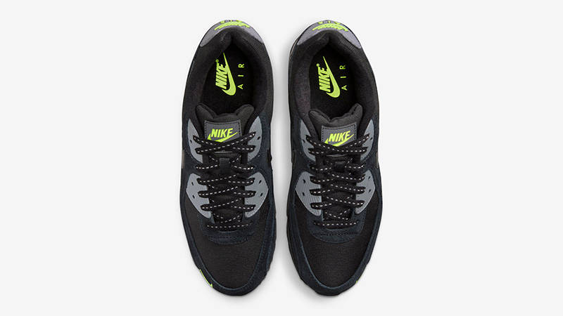 Nike Air Max 90 Black Obsidian Volt FQ2377-001 Top