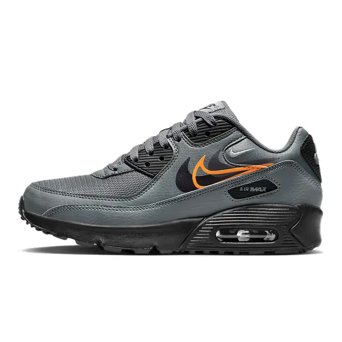 Nike Air Max 90 GS Multi Swoosh Grey | Where To Buy | FN7785-001 | The ...