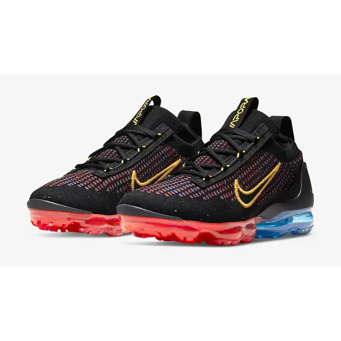 Nike Air VaporMax Flyknit 2021 GS Black Multi | Where To Buy | DV2198 ...