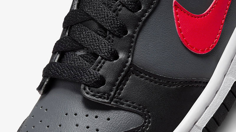 Nike Dunk Low GS Spider-Man Black Red FV0373-001 Detail