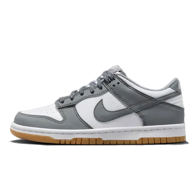 Nike Dunk Low GS White Grey Gum | Where To Buy | FV0374-100 | The Sole ...