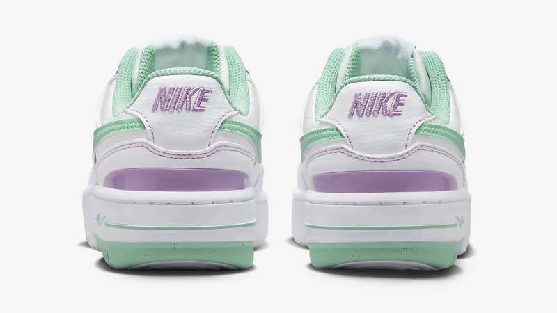 Nike Gamma Force White Purple Mint Green Back