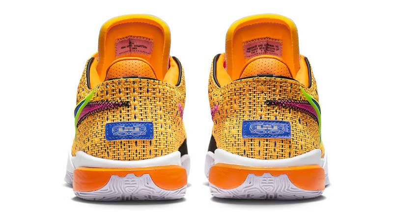 Nike LeBron 20 Laser Orange Back