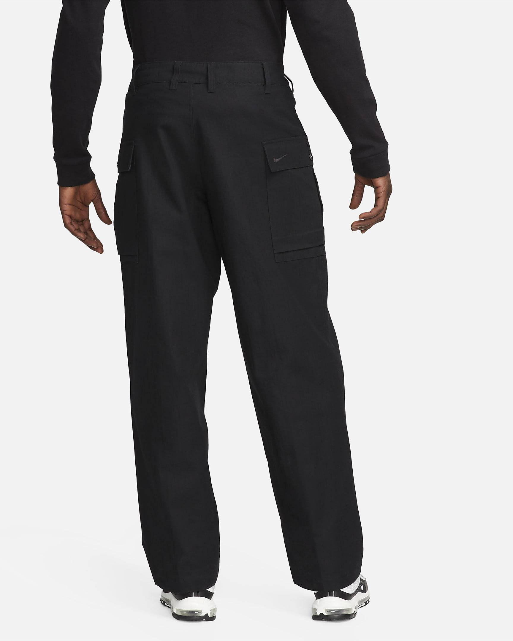 Nike Life Cargo Trousers Black back