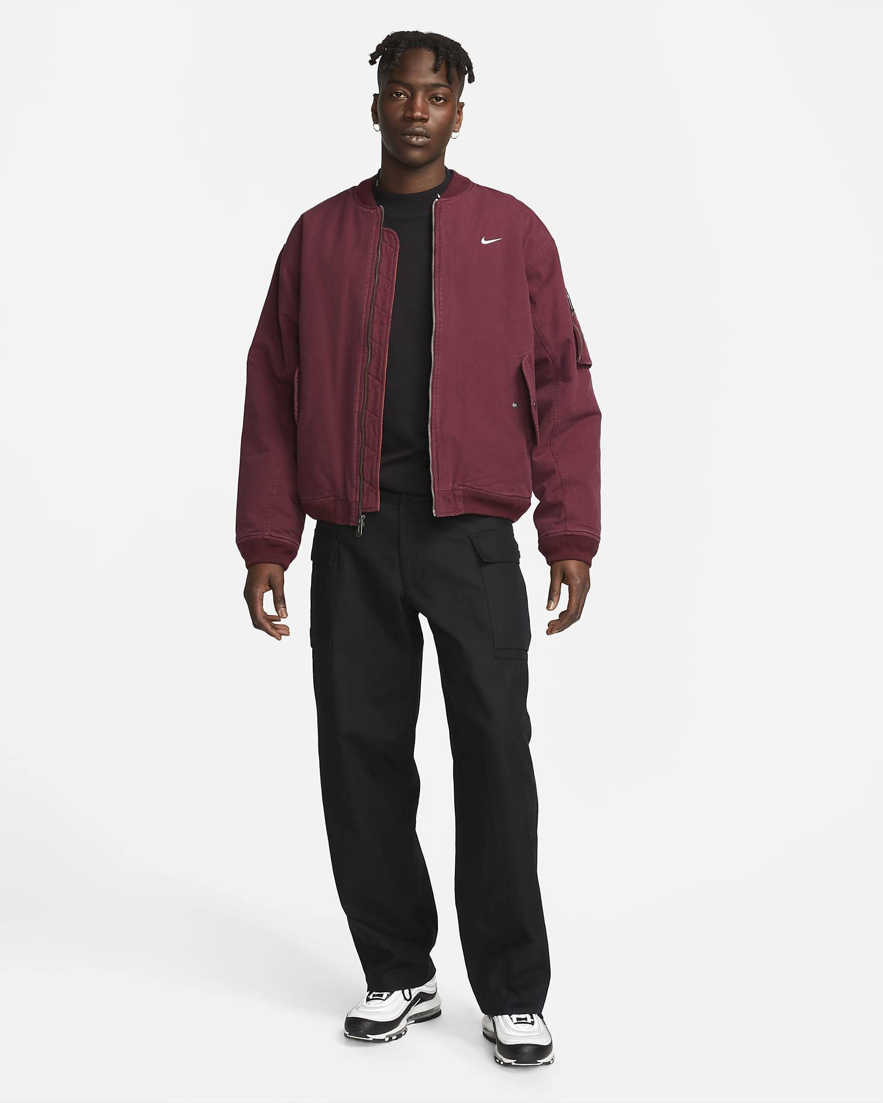 Nike Life Cargo Trousers Black full