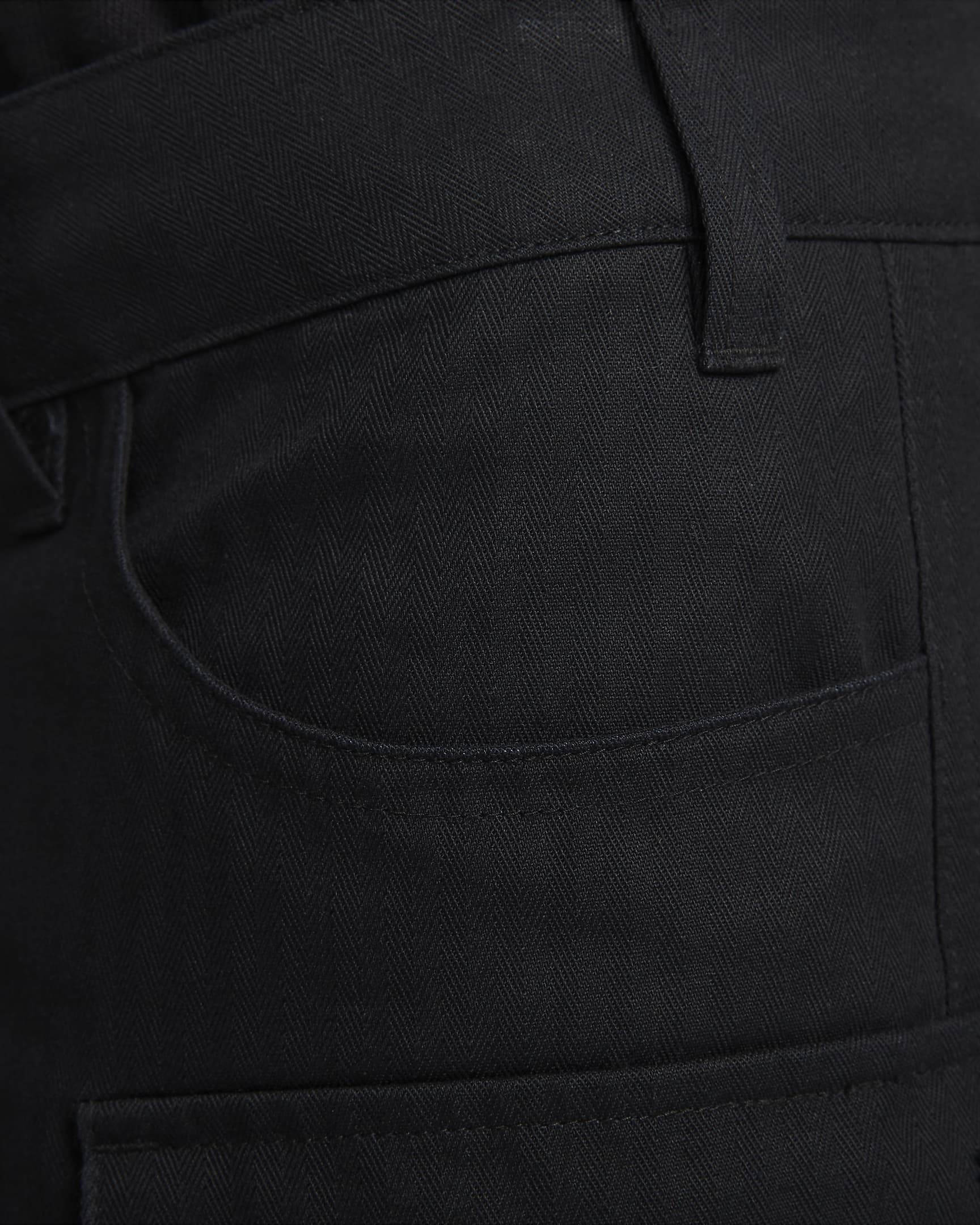 Nike Life Cargo Trousers Black side pocket