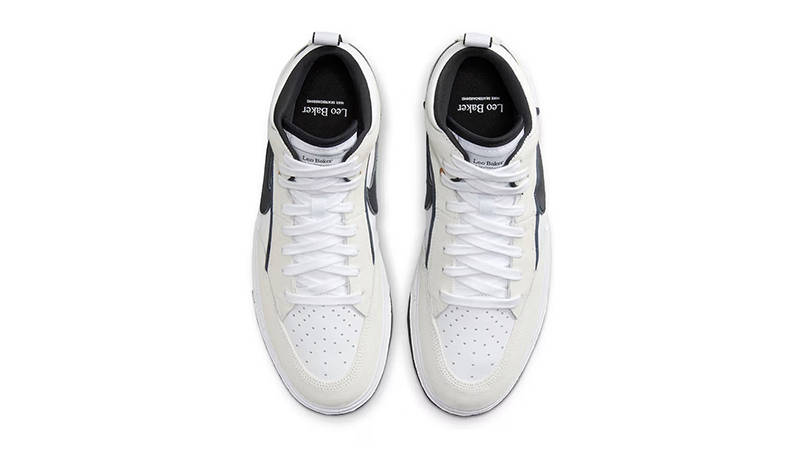 Nike SB React Leo Baker White Black DX4361-100 Top