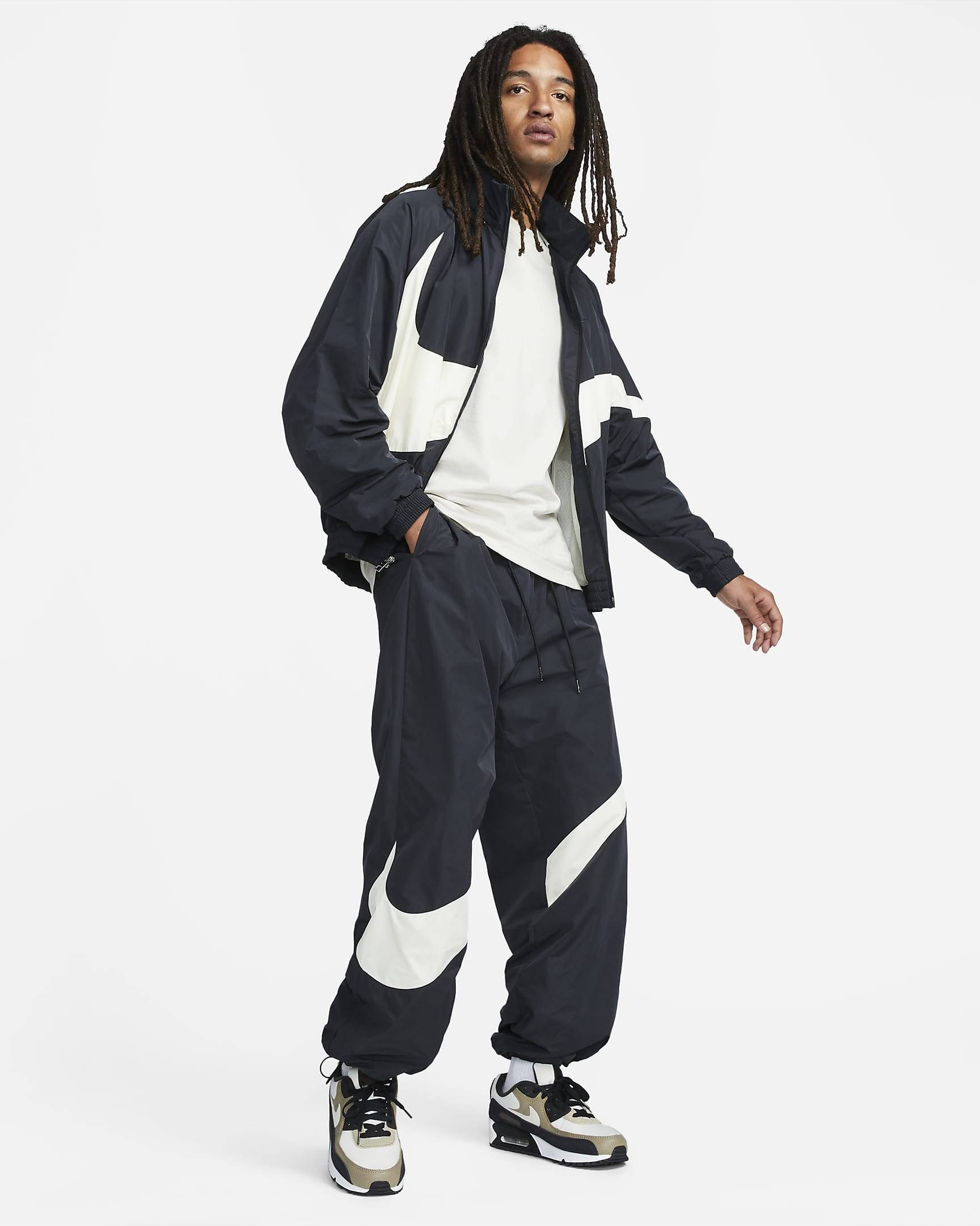 Nike Swoosh Woven Trousers | Where To Buy | FB7880-010 | The Sole
