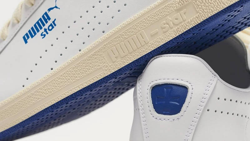 Noah x PUMA Star White Blue Detail