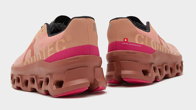 On Running Cloudmonster Rose Cork 6198283 Back
