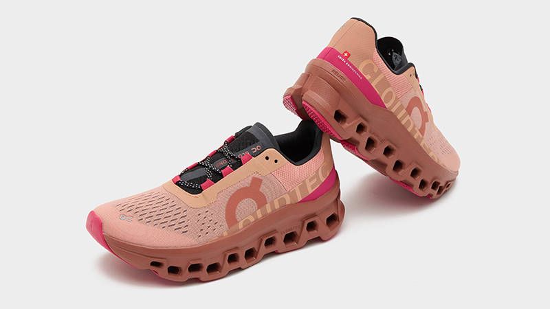 On Running Cloudmonster Rose Cork 6198283 Front