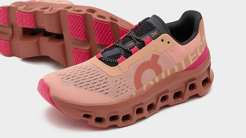 On Running Cloudmonster Rose Cork 6198283 Side