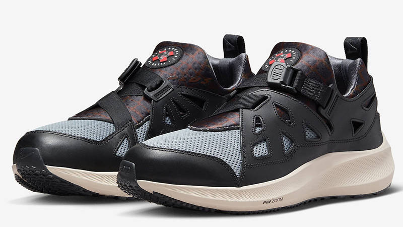 Patta x Nike Air Huarache Black Cool Grey front