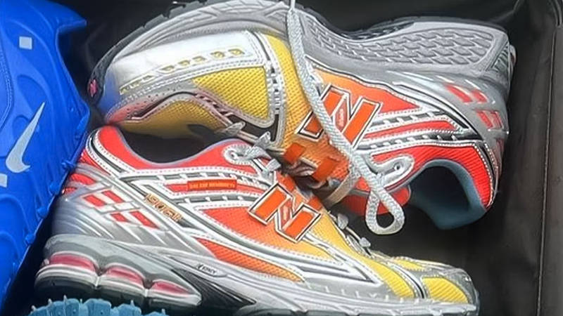 Salehe Bembury x New Balance 1906R Gradient Orange Yellow Side