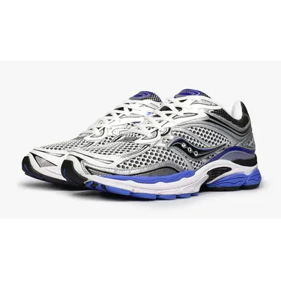 Saucony Saucony White Noise Silver Blue S707392 Side