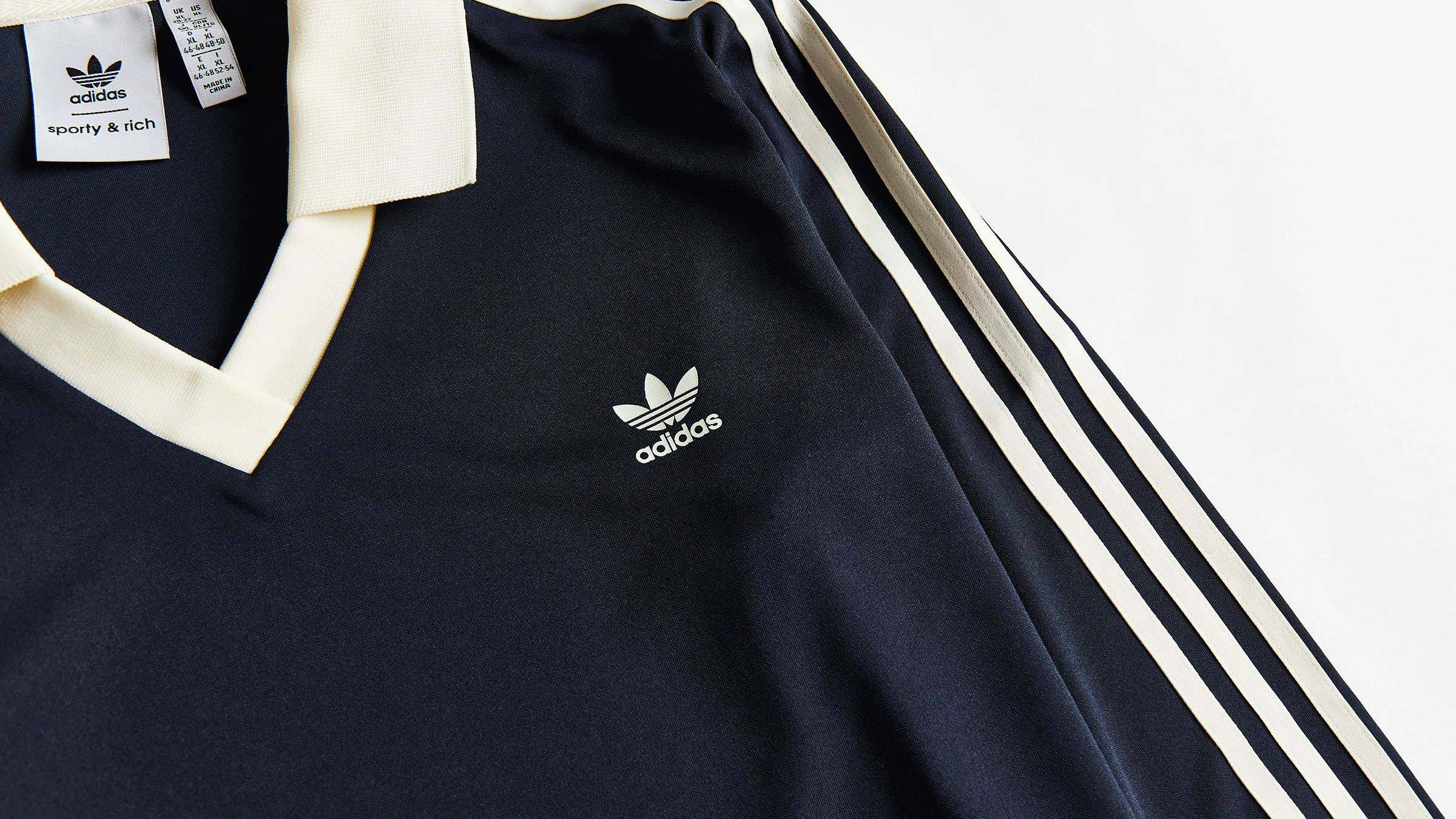 Adidas Originals x Sporty & Rich Soccer Jersey Navy/Cream