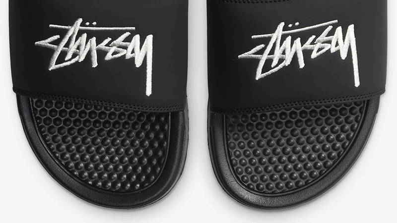 St ssy x Nike Benassi Slide Black Where To Buy DC5239 001