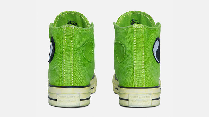 Stüssy x Our Legacy x Converse Chuck 70 High Lizard Green WS3237OLG Back