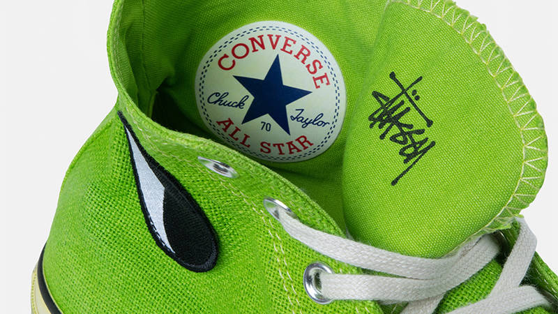 Stüssy x Our Legacy x Converse Chuck 70 High Lizard Green WS3237OLG Detail
