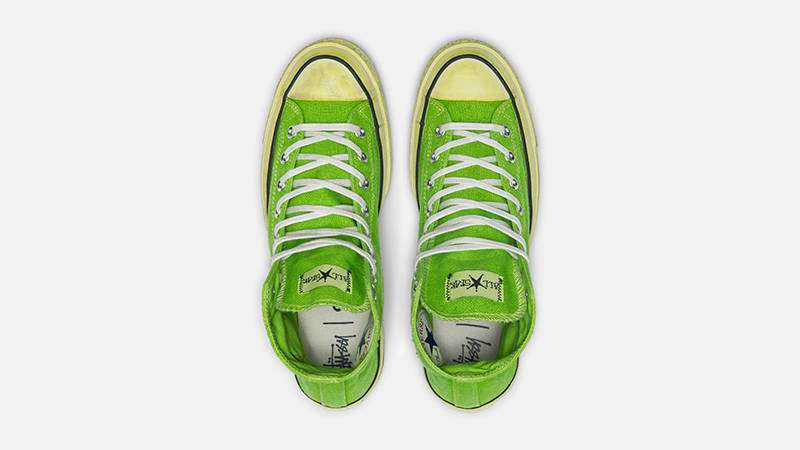 Stüssy x Our Legacy x Converse Chuck 70 High Lizard Green WS3237OLG Top