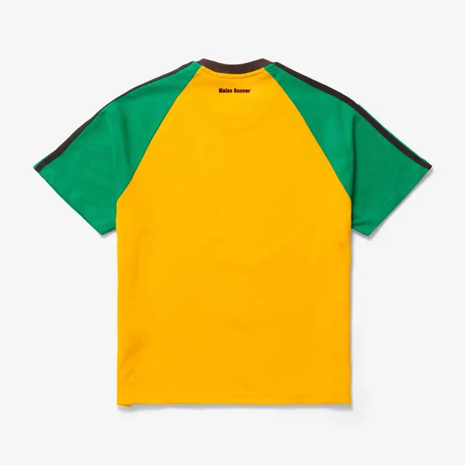 Wales Bonner x adidas Short Sleeve T-Shirt Collegiate Gold Back
