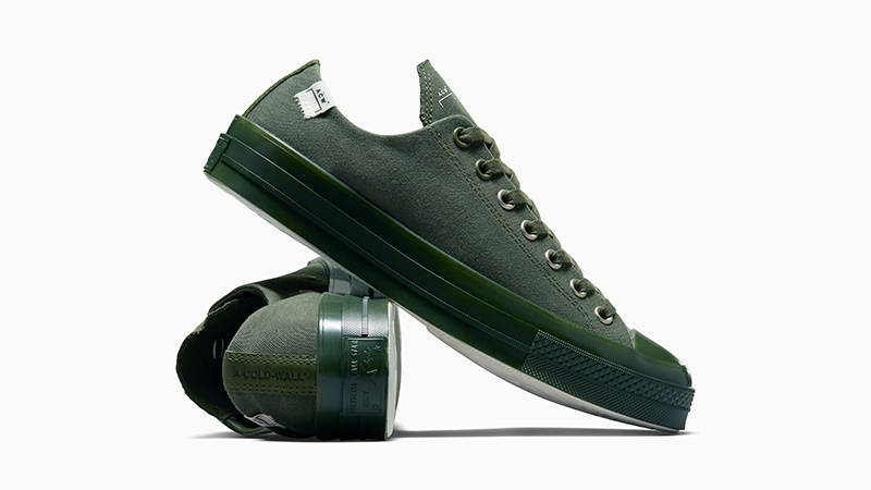 A-COLD-WALL x Converse Chuck 70 Low Green A06688C Back