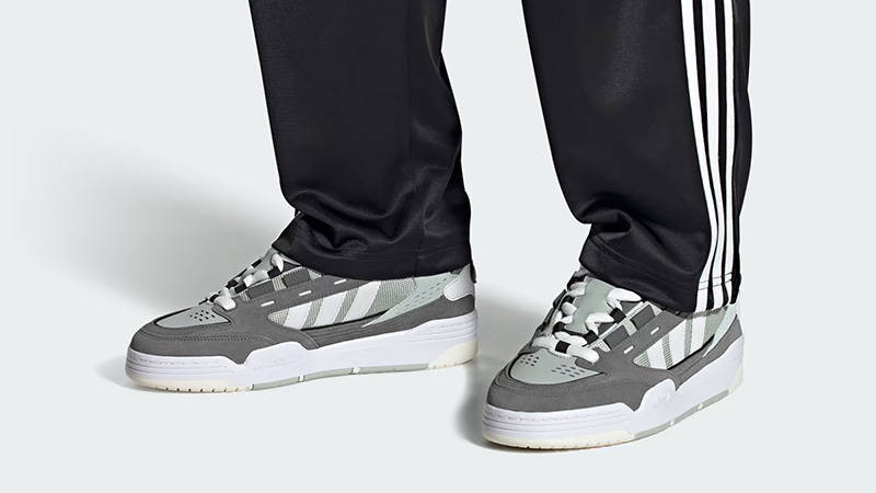 adidas ADI2000 Grey Silver on foot