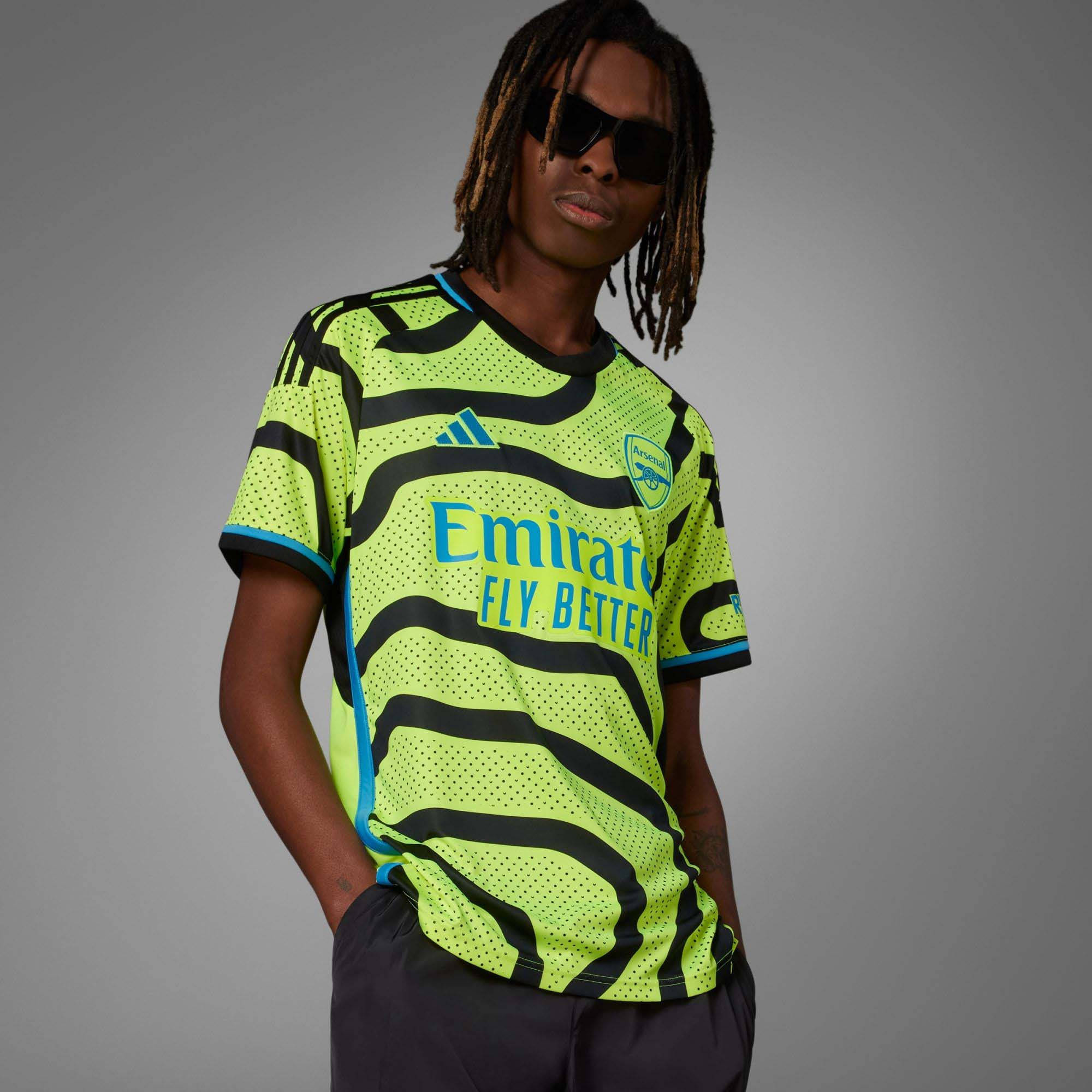personalised arsenal away shirt
